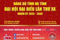 Đại hội Đảng bộ tỉnh lần thứ XX sẽ được trực tiếp trên các nền tảng của Báo Hà Tĩnh