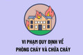  Xử phạt doanh nghiệp vi phạm quy định PCCC với số tiền 170 triệu đồng