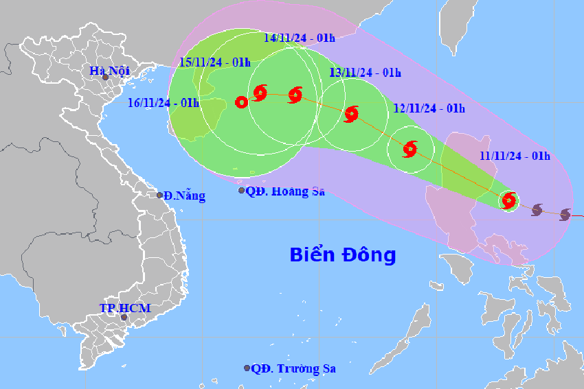 Tin mới nhất về cơn bão Toraji