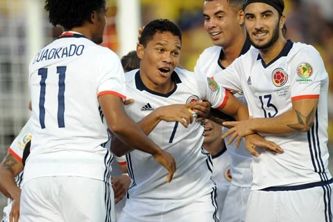 james rodriguez toa sang colombia gianh ve vao tu ket