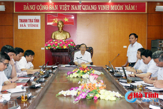 thanh tra ha tinh phat hien 18 821 trieu dong sai pham
