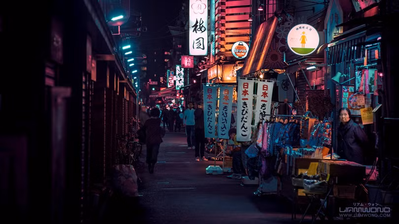 tokyo huyen ao ve dem qua ong kinh liam wong