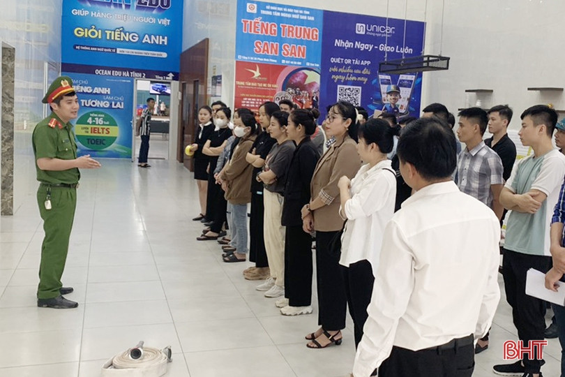 Huấn luyện nghiệp vụ PCCC tại Công ty TNHH Thương mại Kim Ngân Bình Thủy