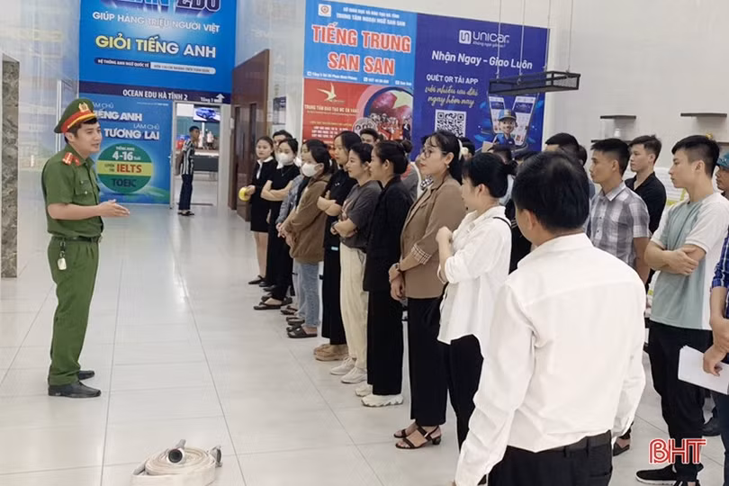 Huấn luyện nghiệp vụ PCCC tại Công ty TNHH Thương mại Kim Ngân Bình Thủy