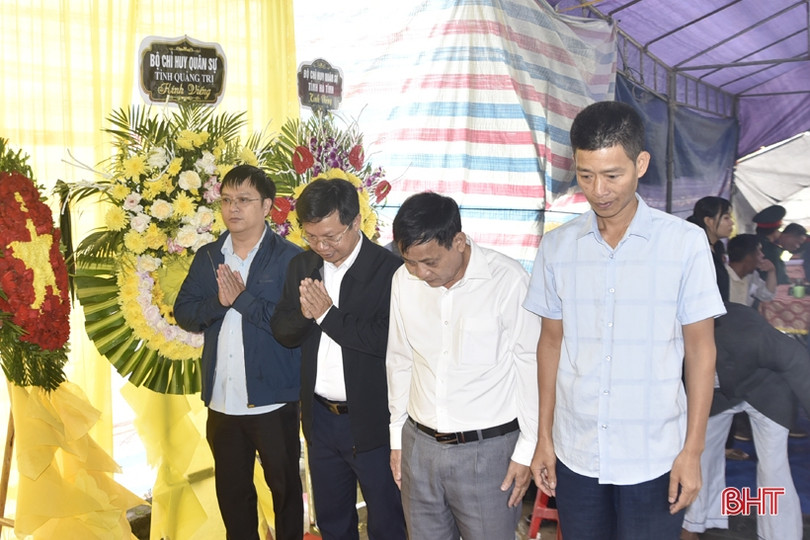 Đón nhận, an táng hài cốt liệt sỹ Trần Văn Tam tại quê nhà