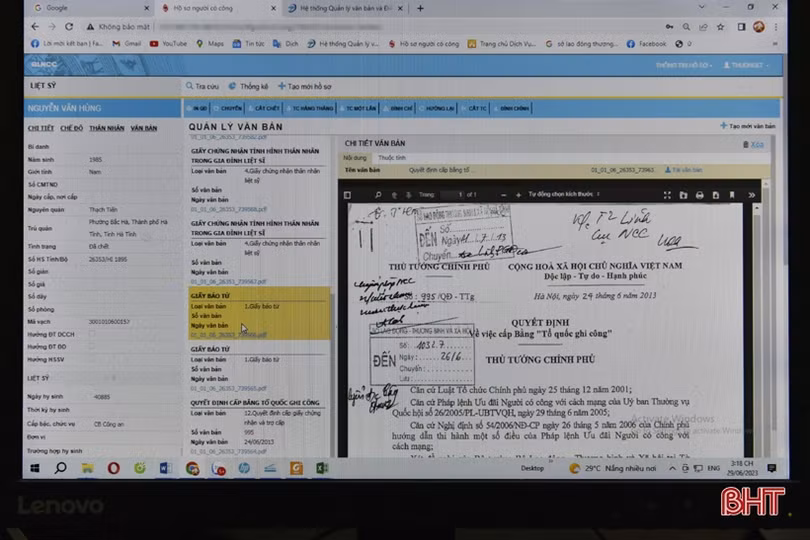 Hà Tĩnh bãi bỏ 28 thủ tục hành chính lĩnh vực người có công