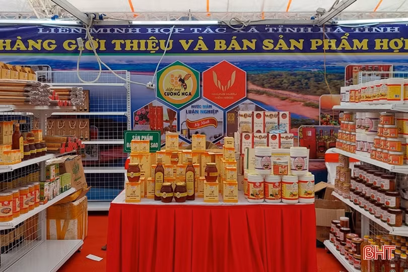Hơn 50 sản phẩm Hà Tĩnh tham gia hội chợ xúc tiến thương mại phía Bắc