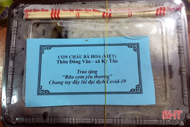 Huyện Kỳ Anh hỗ trợ hơn 71 ngàn suất cơm cho các khu cách ly tập trung