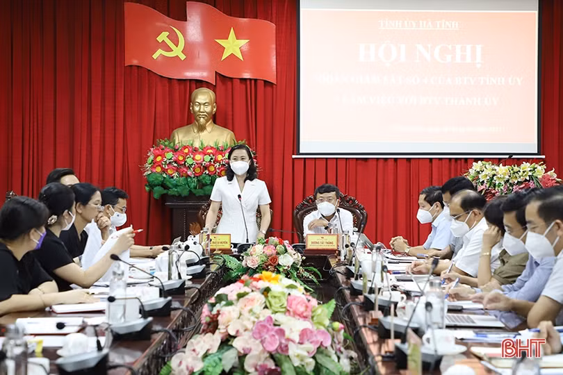 TP Hà Tĩnh tiếp tục triển khai thực hiện nghị quyết đại hội Đảng sát với thực tế