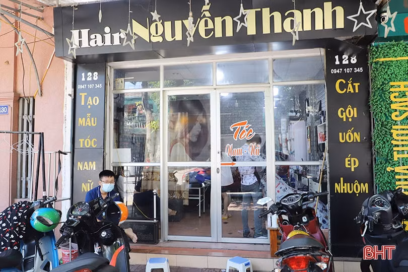 Tiệm hớt tóc, làm móng, spa tại TP. Hà Tĩnh đón khách trở lại