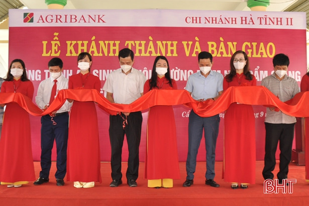 Agribank Hà Tĩnh II bàn giao công trình trường học trị giá 5 tỷ đồng