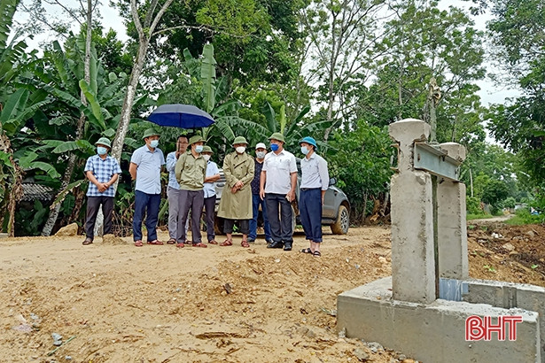 Lên phương án đảm bảo an toàn các công trình đang thi công ở Hương Sơn