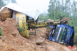 Nhiều tuyến đường ở Hà Tĩnh có nguy cơ cao xảy ra sạt lở