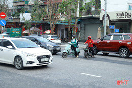 "Mục sở thị" ngã tư xảy ra nhiều vụ tai nạn ở đô thị trung tâm Hà Tĩnh