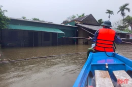 Dự báo mới nhất về tình hình mưa lớn và lũ trên các sông ở Hà Tĩnh