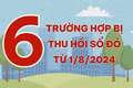 6 trường hợp bị thu hồi sổ đỏ từ 1/8/2024 có thể bạn chưa biết