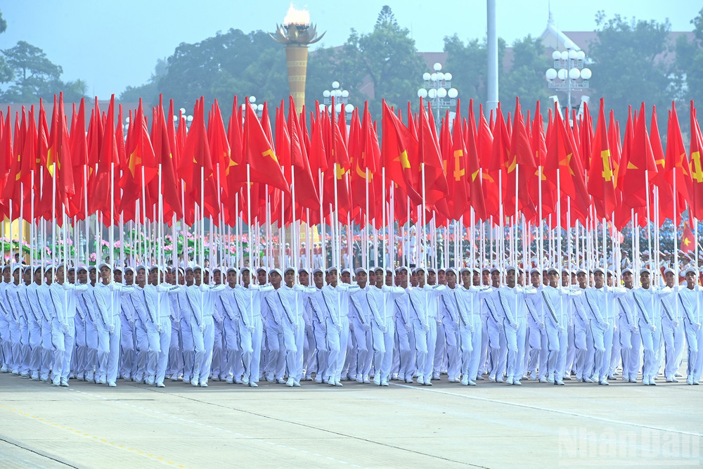 Lễ diễu binh, diễu hành kỷ niệm 80 năm Cách mạng Tháng Tám thành công và Quốc khánh nước Cộng hòa xã hội chủ nghĩa Việt Nam (ảnh Nhandan.vn). image.jpg