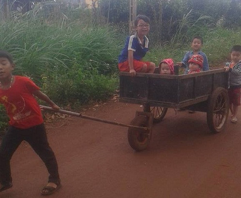 nhung phuong tien di chuyen doc dao cua tre tho