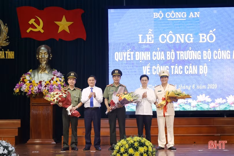 Phó Giám đốc Công an Nghệ An được điều động, bổ nhiệm chức vụ Giám đốc Công an tỉnh Hà Tĩnh