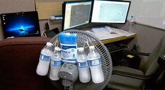 Muôn kiểu “giải nhiệt” hài hước trong cái nóng oi bức 40 độ