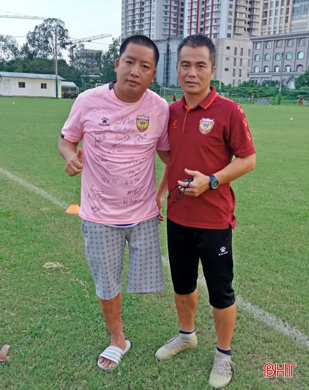 Hồng Lĩnh Hà Tĩnh tập buổi cuối cùng trước trận gặp Sài Gòn FC