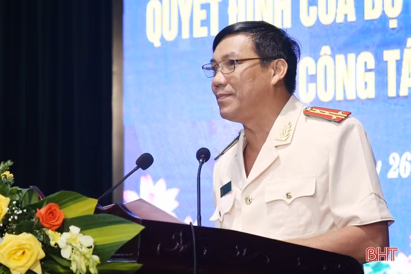 Phó Giám đốc Công an Nghệ An được điều động, bổ nhiệm chức vụ Giám đốc Công an tỉnh Hà Tĩnh