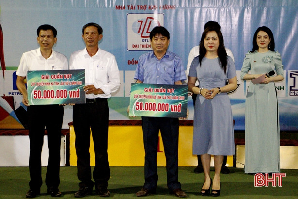 Giải quần vợt Cúp Truyền hình Hà Tĩnh thành công tốt đẹp