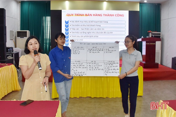 Thanh niên Hà Tĩnh học cách khởi sự kinh doanh