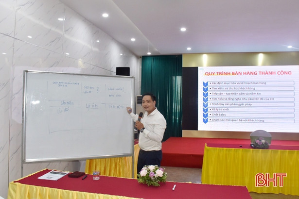 Thanh niên Hà Tĩnh học cách khởi sự kinh doanh
