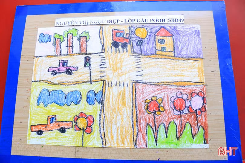 54 “họa sỹ nhí tranh tài vẽ tranh khơi nguồn sáng tạo
