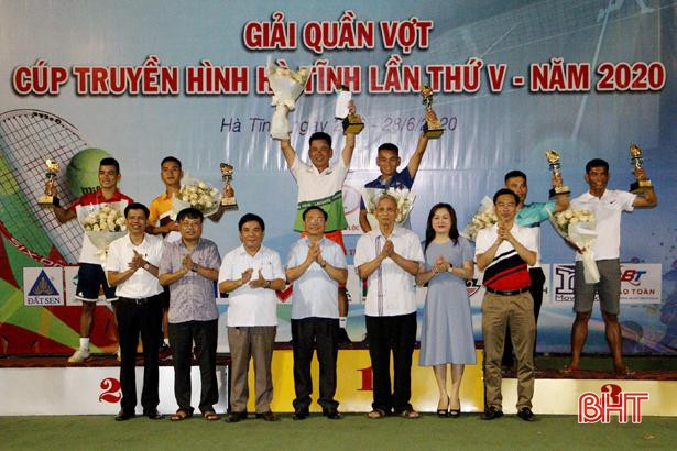 Giải quần vợt Cúp Truyền hình Hà Tĩnh thành công tốt đẹp