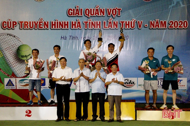 Giải quần vợt Cúp Truyền hình Hà Tĩnh thành công tốt đẹp