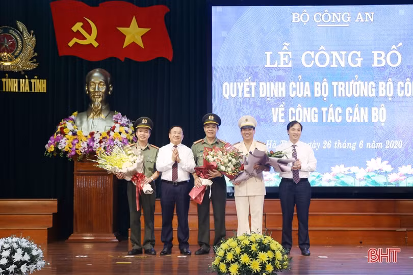 Phó Giám đốc Công an Nghệ An được điều động, bổ nhiệm chức vụ Giám đốc Công an tỉnh Hà Tĩnh