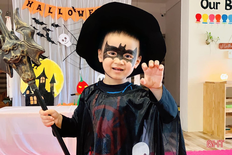 Vui lễ hội Halloween cùng các bé Trường Mầm non Trung Kiên