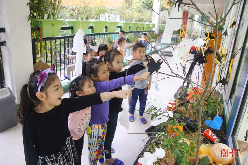 Lễ Halloween nhiều sắc màu của học sinh Hà Tĩnh