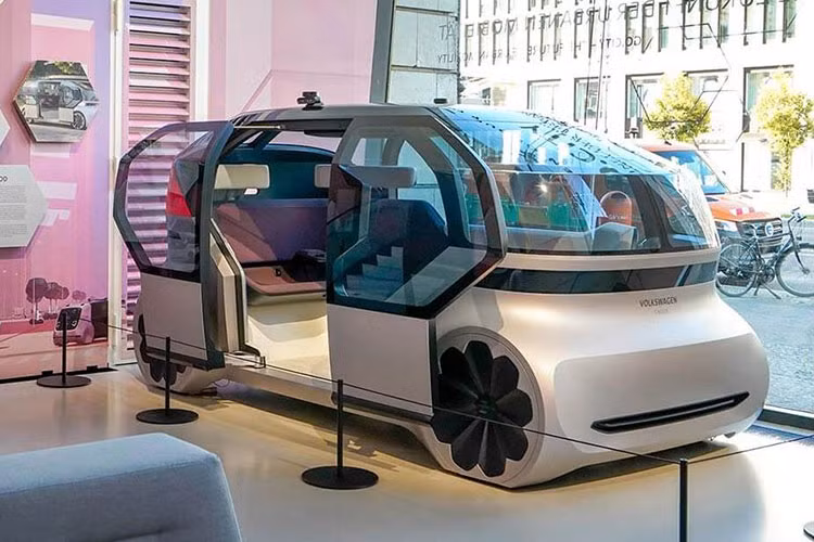 Volkswagen OnePod - chiếc xe ôtô điện tương lai, tự lái hoàn toàn