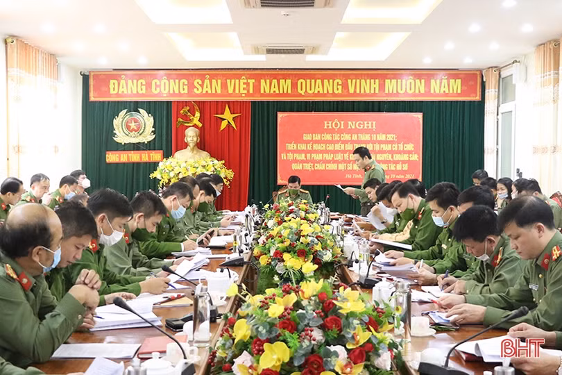 Công an Hà Tĩnh mở đợt cao điểm đấu tranh với tội phạm