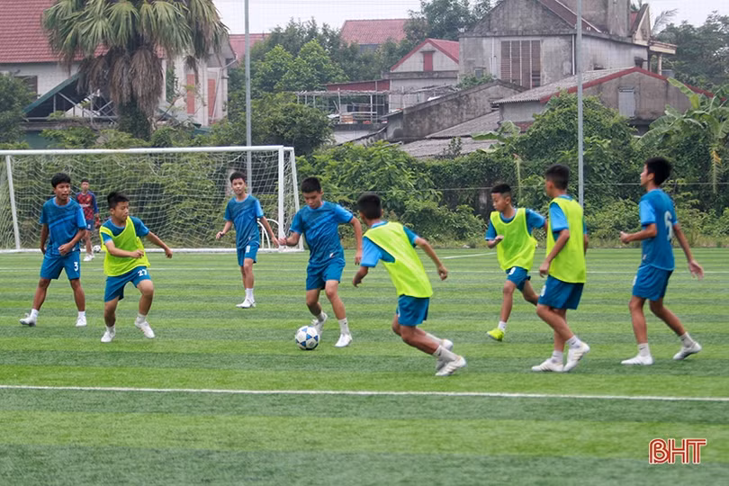 Bóng đá trẻ Hà Tĩnh hướng tới giải thiếu niên - nhi đồng toàn quốc