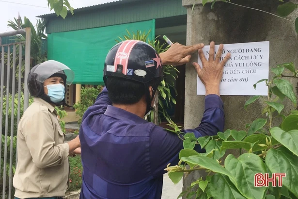 Hà Tĩnh giám sát chặt việc cách ly, theo dõi sức khỏe tại nhà để kiểm soát dịch trong trạng thái mới