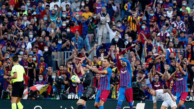 Kết quả Barca 1-2 Real Madrid: Aguero ghi bàn, Barca vẫn thua