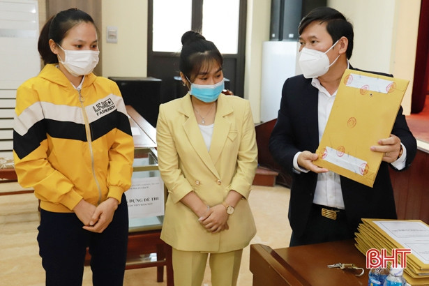 61 thí sinh tham gia thi tuyển giáo viên ở Nghi Xuân