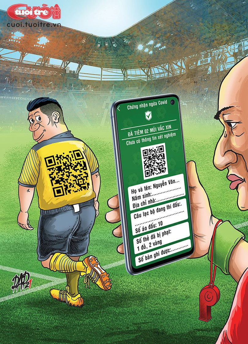 Cầu thủ có thẻ mới được vào sân