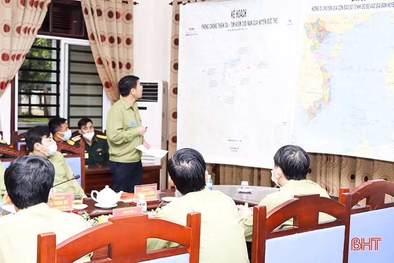 Đức Thọ tổ chức thành công diễn tập phòng chống thiên tai, tìm kiếm cứu nạn