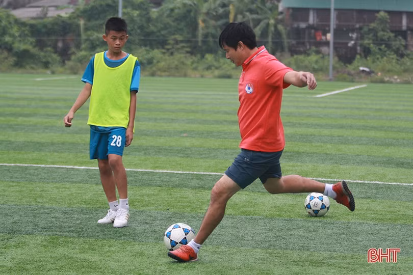 Bóng đá trẻ Hà Tĩnh hướng tới giải thiếu niên - nhi đồng toàn quốc
