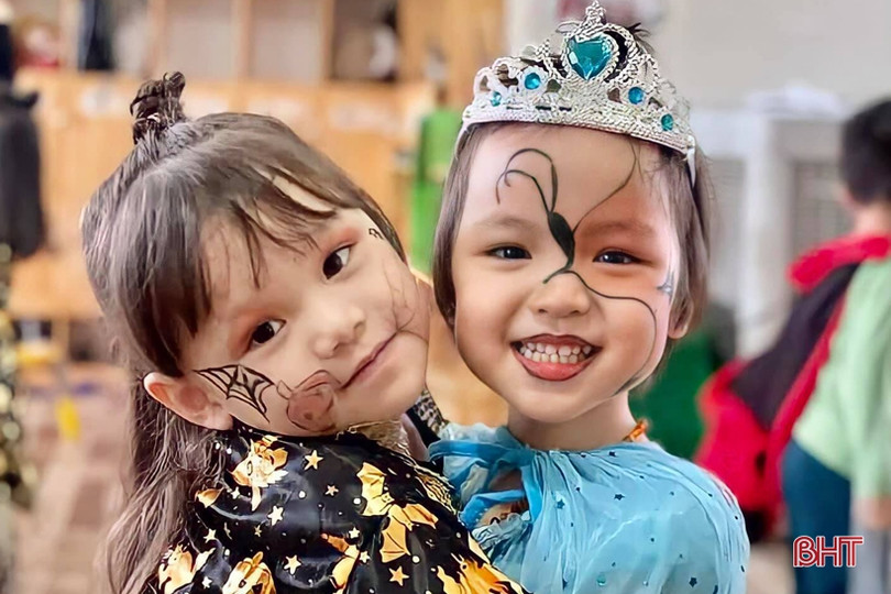 Vui lễ hội Halloween cùng các bé Trường Mầm non Trung Kiên
