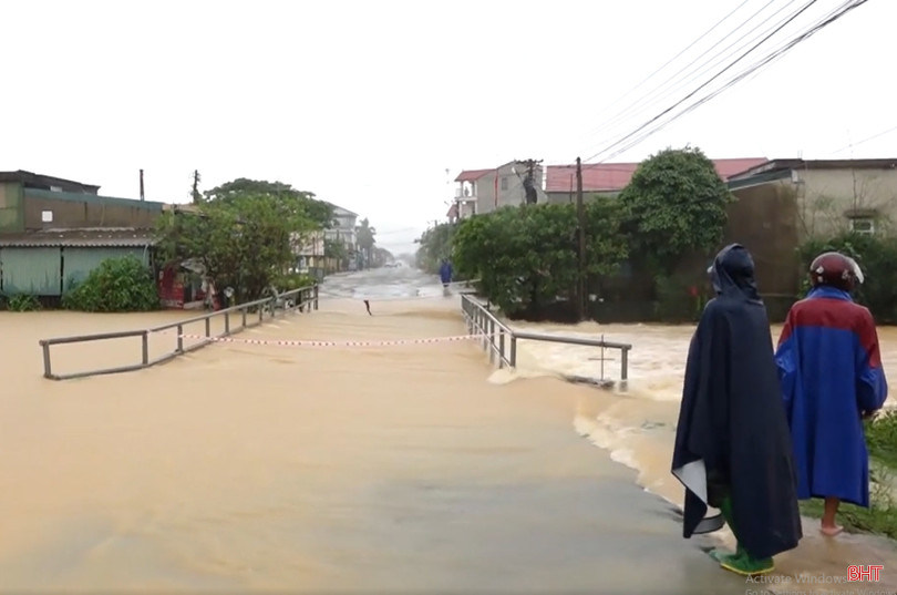 Hà Tĩnh: Mưa đã giảm, vẫn phải đề phòng sạt lở đất