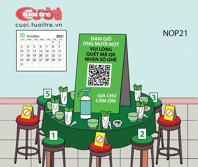 Đám giỗ... màu xanh