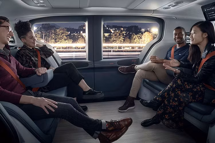 Volkswagen OnePod - chiếc xe ôtô điện tương lai, tự lái hoàn toàn