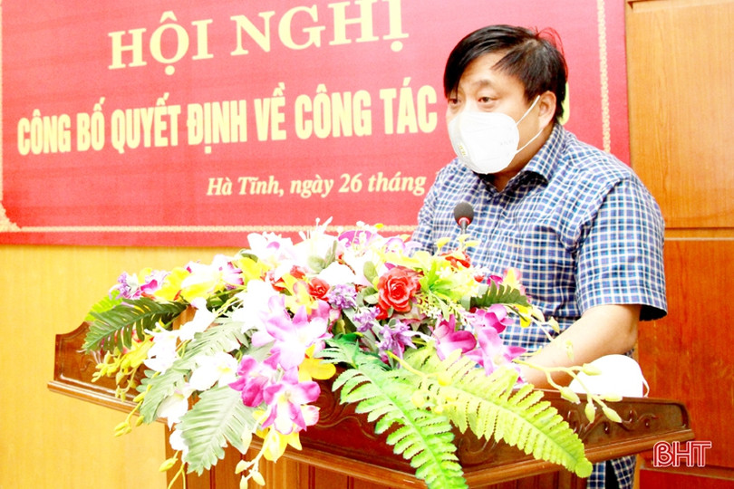 Bổ nhiệm Phó Chánh Văn phòng Đoàn ĐBQH, HĐND tỉnh Hà Tĩnh