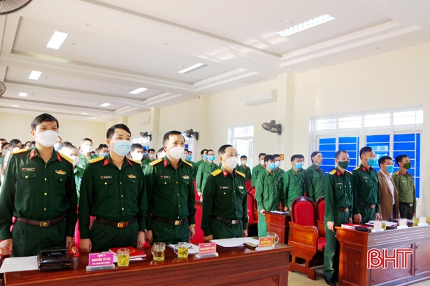 86 cán bộ chủ trì cấp xã tham gia lớp cập nhật kiến thức quốc phòng - an ninh 